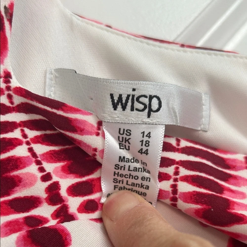 Pink, Red and White Maxi Dress - Picture 3 of 6